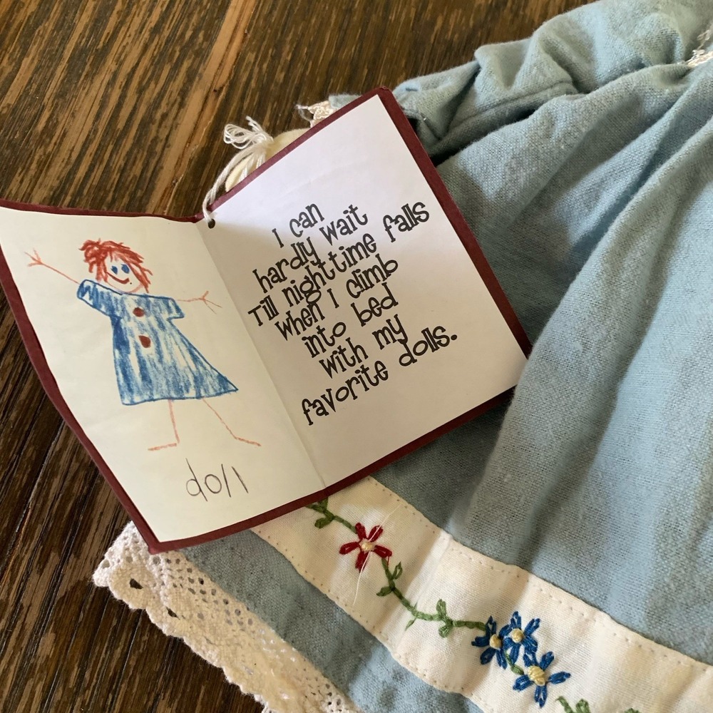 Rag Doll Big Sister Little Sister Bedtime Story Book 18" - Picture 5 of 15